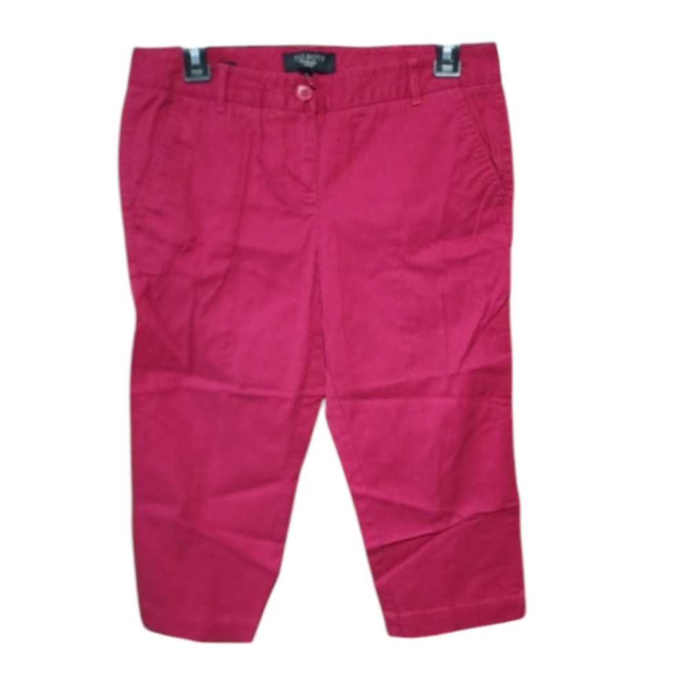 Talbots Red Capri Pants – Women’s Petite 4P – Casual Business / Summer Wear